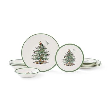Christmas Tree 12 Piece Dinner Set Christmas Tree 12 Piece Dinner Set